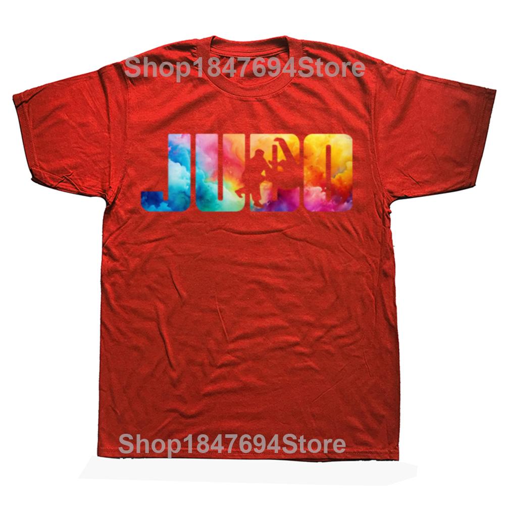 Смешные графические футболки для мужчин и женщин с изображением боевых искусств и дзюдо, модная повседневная футболка, 100% хлопок, свободный оверсайз, спортивная футболка