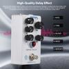 MOSKYAUDIO SUPER DELAY Guitar Delay Effects Pedal Blend/Time/Rate/Repeats/4-Mode Knob DC 9V 6.35mm