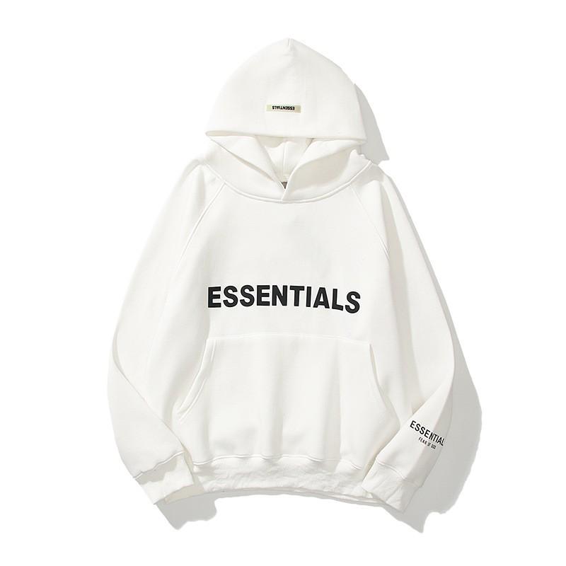 Mens Hooded Fleece-Lined Cotton Sweatshirt With 3D Embossed Loose Fit Winter Casual Top