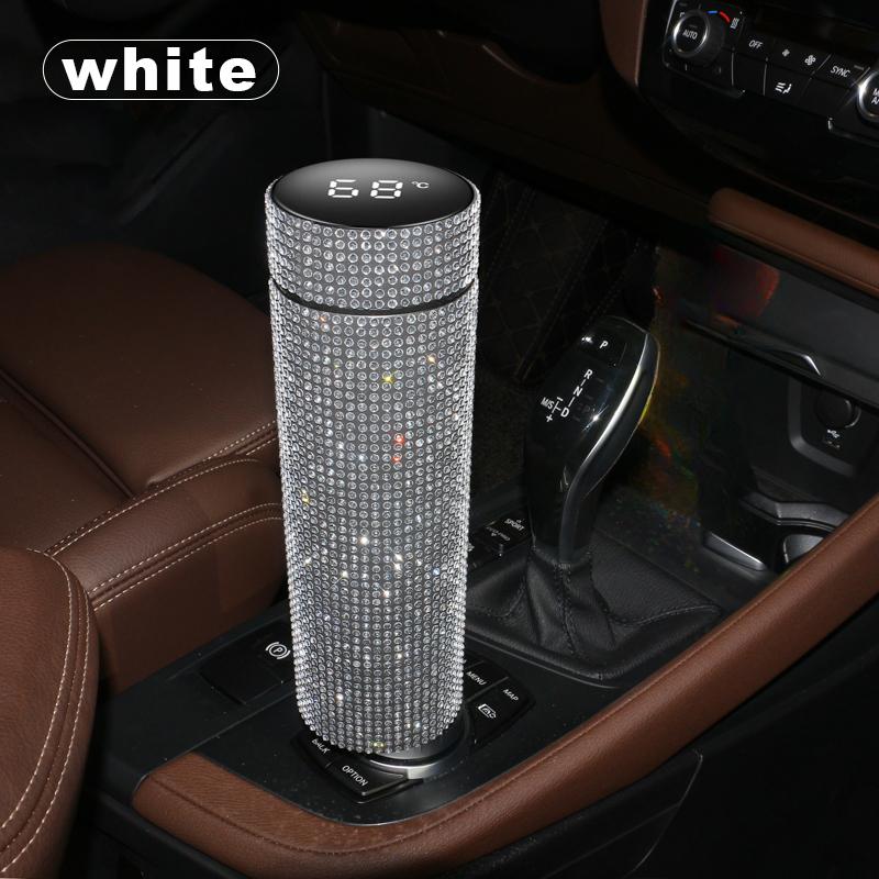 Автомобильный термос-кружка из нержавеющей стали с дисплеем температуры, термос, термостакан, изолированная бутылка для воды, автозапчасти