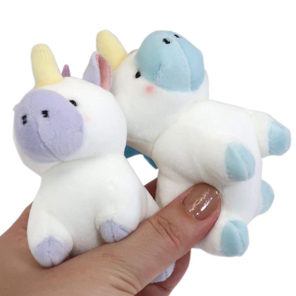Брелок-талисман Единорог [Плюшевая игрушка NicoNui с шариковой цепочкой] Набор из 2 штук