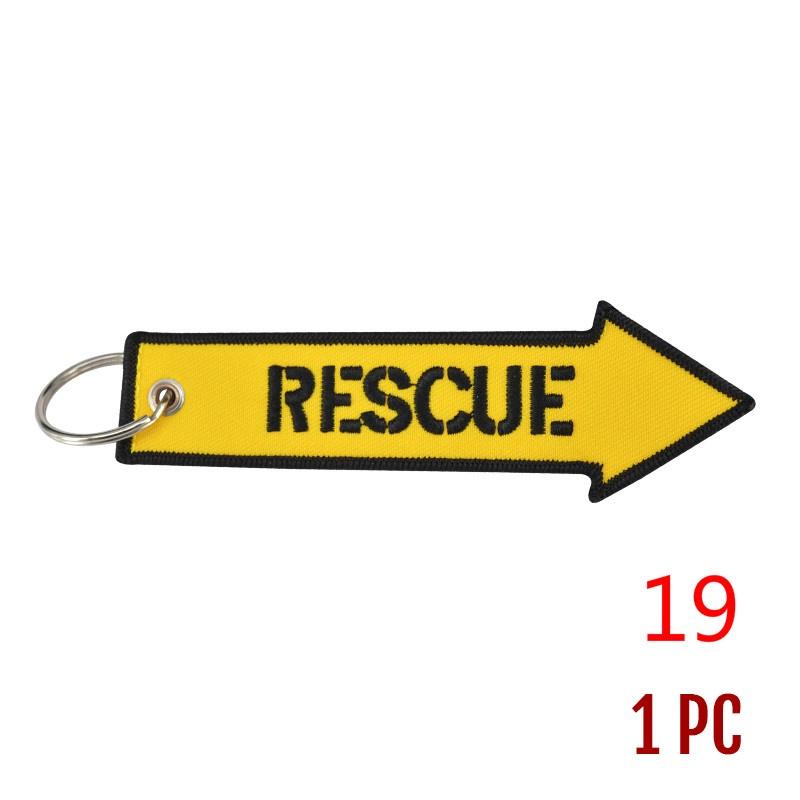 Remove Before Flight Red Car Keychain for Motorcycles Customized Key Chains Embroidery Key Fob Aviation Gifts