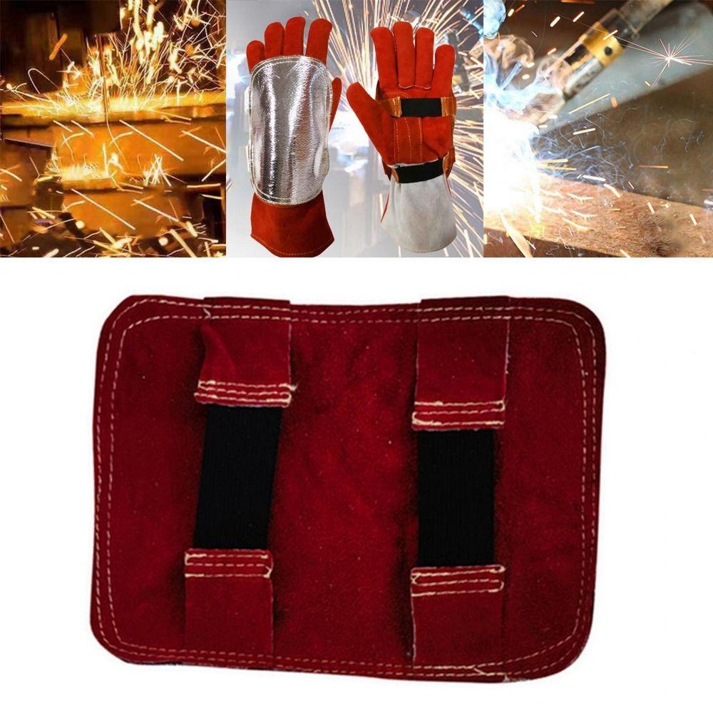Высокотемпературные стойкие перчатки для сварки, утолщение, сварочные перчатки, щиток для кемпинга