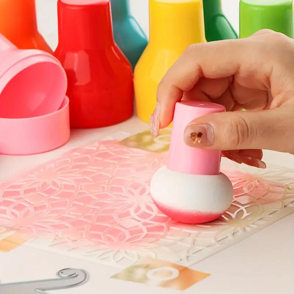 2 шт. разноцветных ярких блендеров для чернил - точные бумажные щипцы с удобными ручками и прочным футляром для хранения отходов