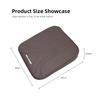 AAVH1 Ice Silk Car Seat Cushion 6CM Thick Sponge Pad Tire Valve Cap For Mercedes Benz AMG GLE GLS CLA CLE GLC CLS GLA W223 W213 W206