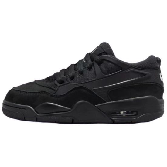 Air Jordan 4 RM "Black Cat" Удобные Универсальные Миды Унисекс FQ7939-004