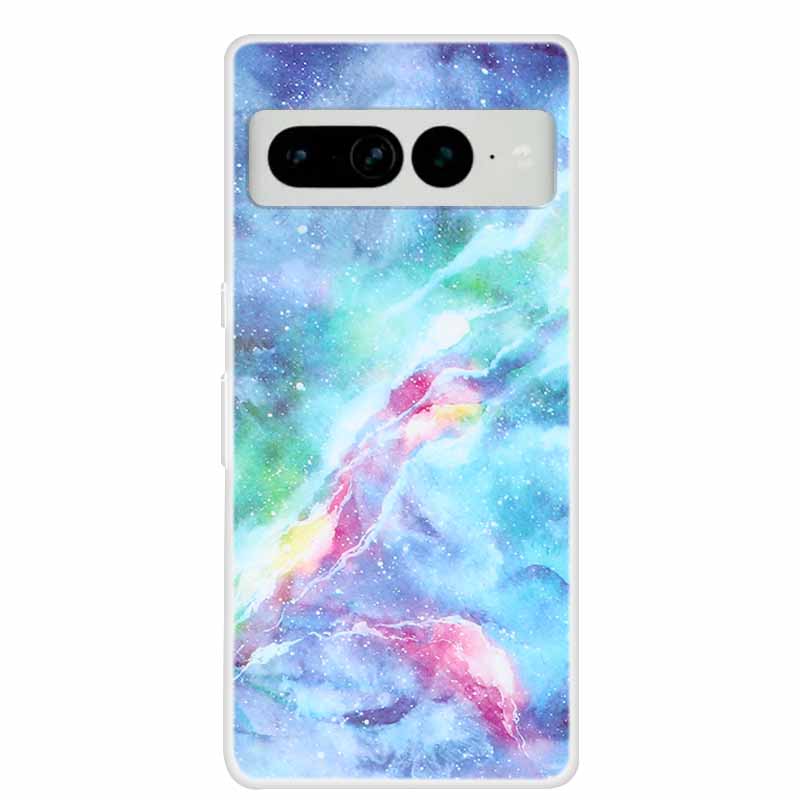 For Google Pixel 7 Pro Cases Pixel7 5G Clear Marble Soft TPU Silicone Back Covers for Google Pixel 7 5G Cases 6A 7Pro Phone Bags