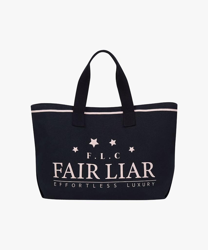 Холщовая сумка-тоут Fairliar Club Star_Темно-синий
