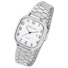 Montre bracelet - EXCELLANC - Excellanc - Boîtier rectangulaire 36 mm - Argenté - Bracelet métal 20 mm