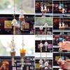 1pc Cartoon Rabbit Pendant Car Rearview Mirror Hangings Ornament Pretty Deer Lucky Charms Car Styling Decor Women Xmas