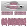 8PCS Set Vehicle Door Protector Bling Car Handle Decals Door Handle Protector  For Vehicle Interior