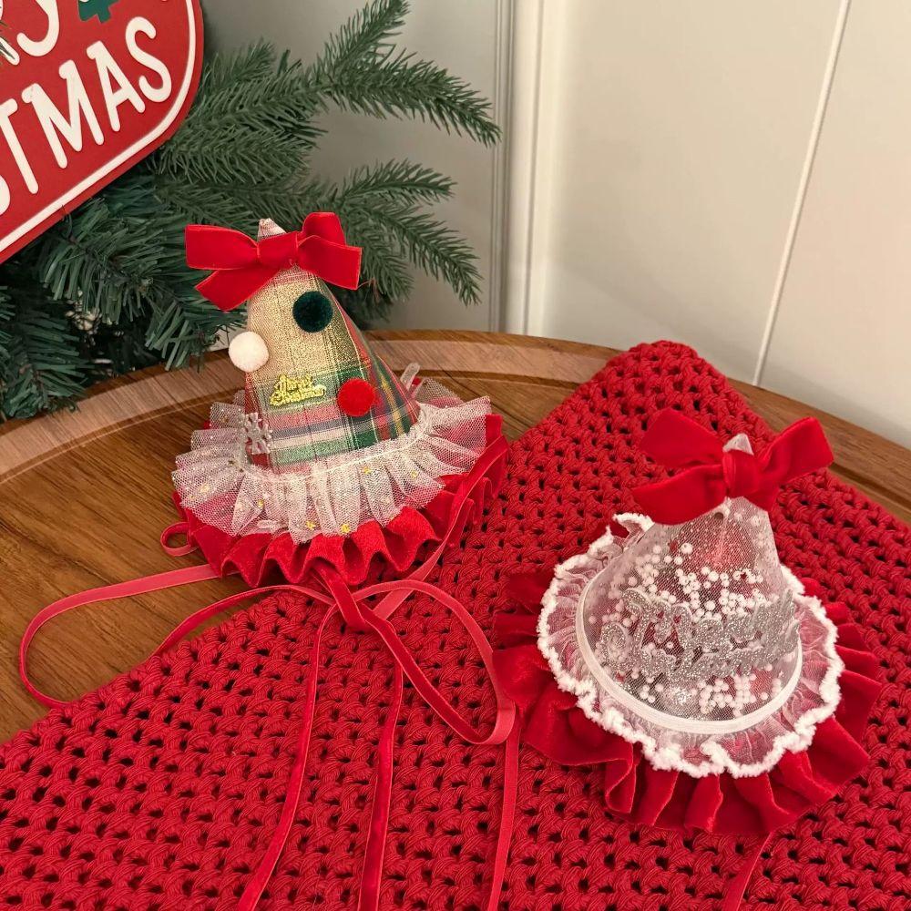 Pointed Santa Hat Headband Shiny Sequin Christmas Hat Hairpin Santa Hat Headwear Little Girls