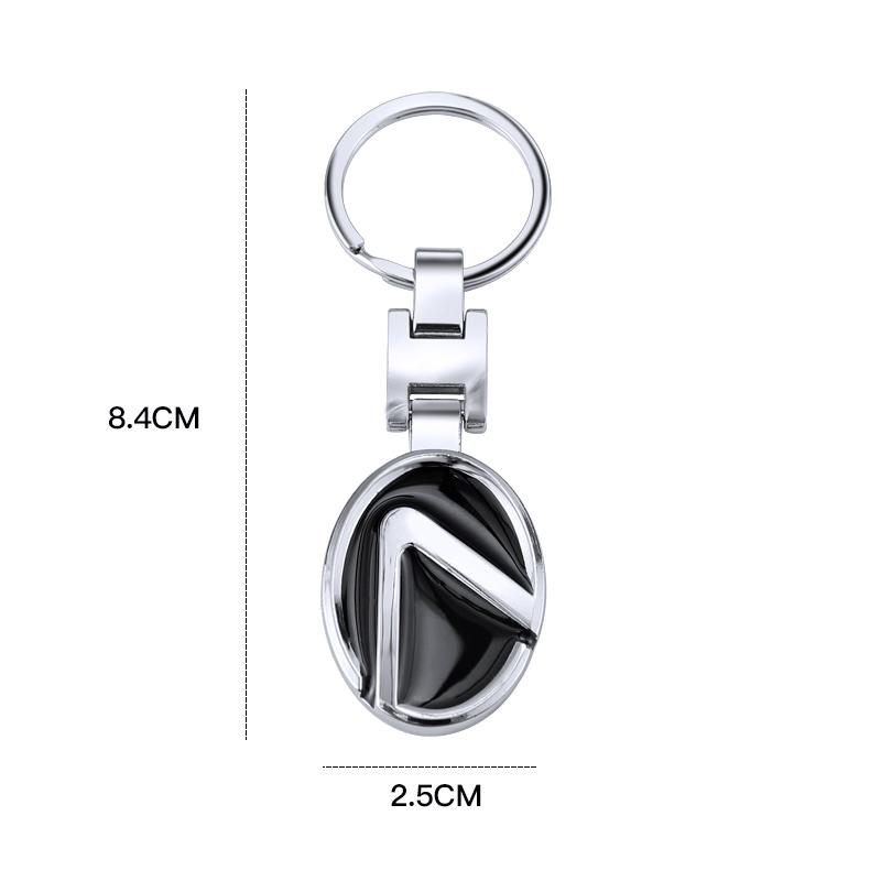 Car Styling Keychain Metal Key Ring Accessories For Lexus UX LS GS NX RX IS350 IS250 LX570 IS200 UX250h LX600 LX470 GX470 NX300