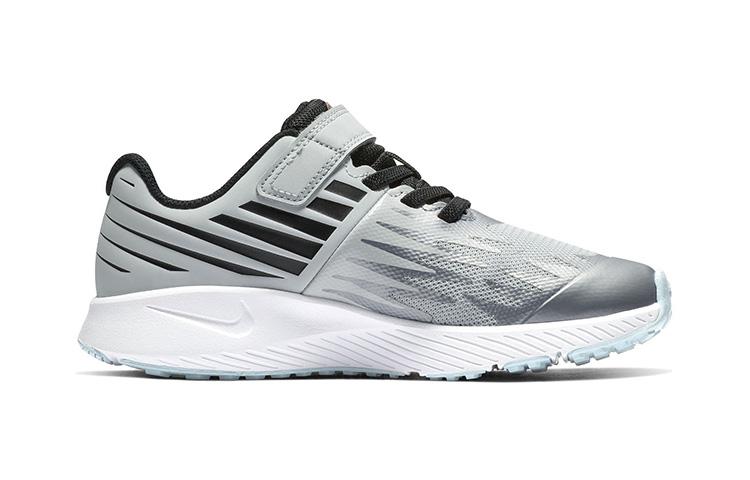 Nike Кроссовки Star Runner SD Круглый носок Липучка Кожа Нескользящая Амортизация Устойчивость к истиранию Низкие BQ8843-001