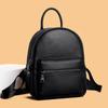 Soft Leather Backpack for Teenage Girls Female Travel Backpack Large Capacity Leisure Leather High Quality New
