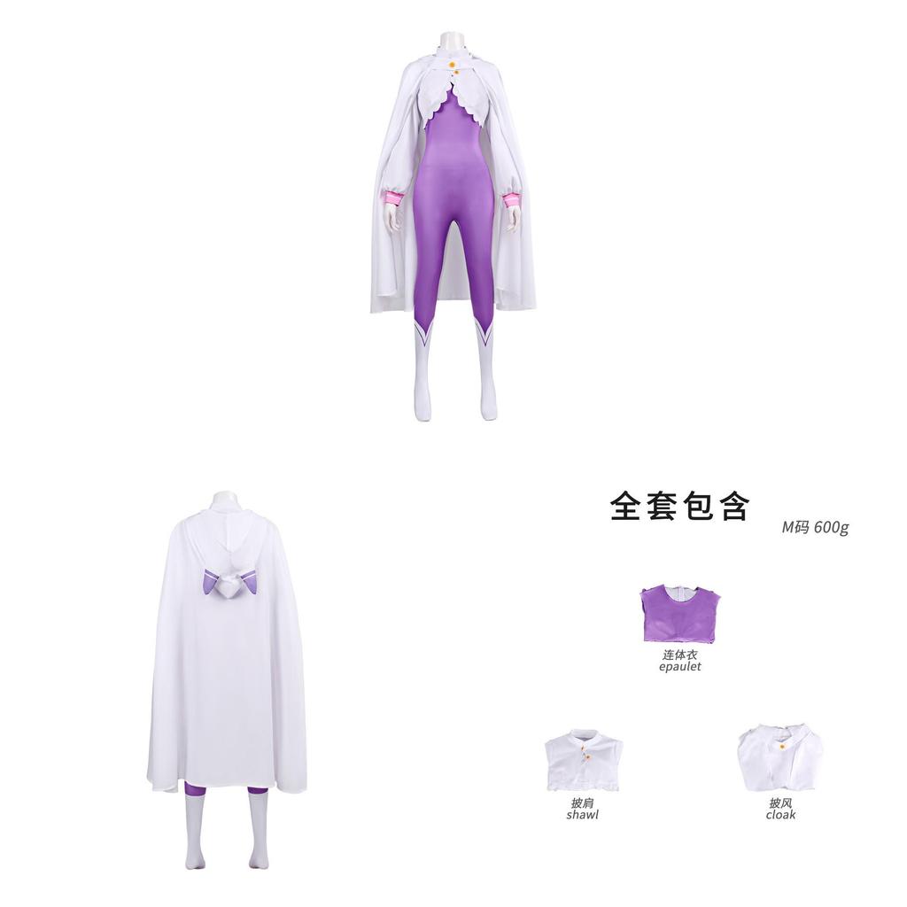 Косплей-одежда Emilia из Re:Zero. Начни жизнь в другом мире. Из мягкого полиэстера. Для конвентов и косплея