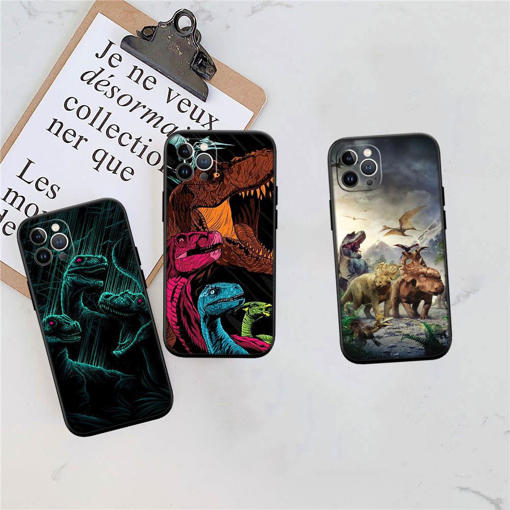 CJ34 Dinosaur Phone Case for Samsung Galaxy M06 M15 M16 M35 M55 M56 A36 A42 A50 A50S A51 A52 A32 A33 A05 A05S A06 A16 A20