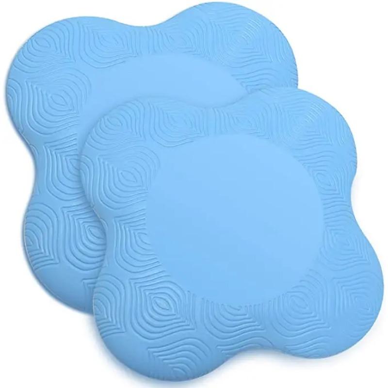 2pcs Yoga Portable Knee Pads Cushion Extra Thick for Knees Elbows Wrist Hands Head Foam Yoga Pilates Work Out Kneeling Pad