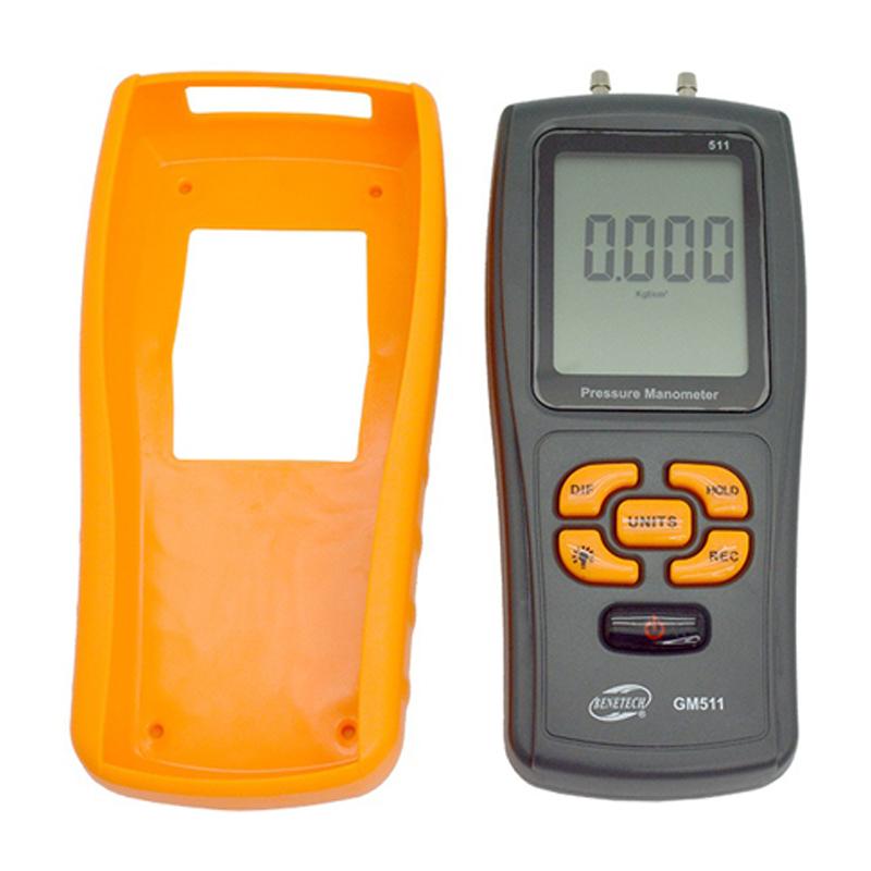 BENETECH GM511 Handheld Digital Pressure Gauge Tester Manometer Differential Pressure Gauge