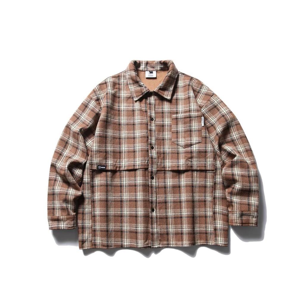 Рубашка с длинным рукавом с буквенным принтом 2024 года в японском стиле в стиле Гонконга, свободная рубашка для мальчиков, летнее модное универсальное повседневное пальто