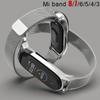 Milanese Loop Strap for Xiaomi Mi Band 8 7 Bracelet Stainless Steel Metel Correa Miband Band6 Band4 for Xiaomi Mi Band 3 4 5 6 7