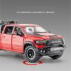 1/32 DODGE Mammoth 1000 TRX Alloy Pickup Car Model Diecast Metal Off-road Vehicle Model Sound and Light Simulation Kids Toy Gift
