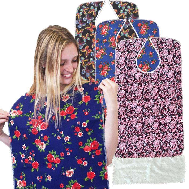 Водонепроницаемый клетчатый нагрудник для взрослых - герметичный, очень большой, устойчивый к пятнам, для столовой для пожилых людей