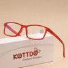 Retro Square Reading Glasses Women Men Plastic Glasses Computer Hyperopia Presbyopia Small Frame Reading Eyeglasses+1.0+1.5+2.0