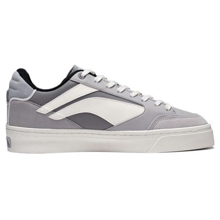 Li Ning We Wo 180 Lo прочные дышащие низкие кроссовки для скейтбординга мужские серые белые AECT021-2