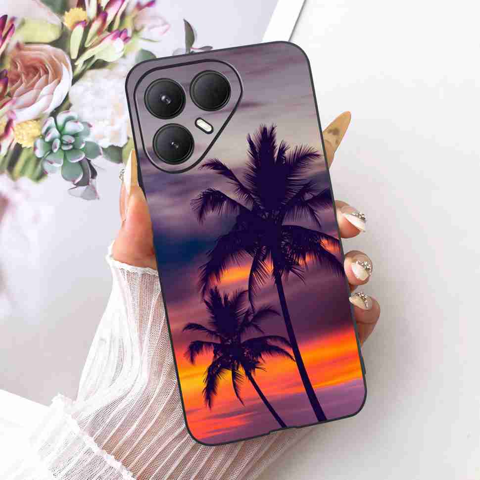 Чехол для Tecno Pova 7 Ultra 5G LJ9 Мультяшный Кот Тигр Силиконовый ТПУ Черная Крышка Для Tecno Pova 7Ultra 5G 6.67" Чехлы Для Телефона Fundas