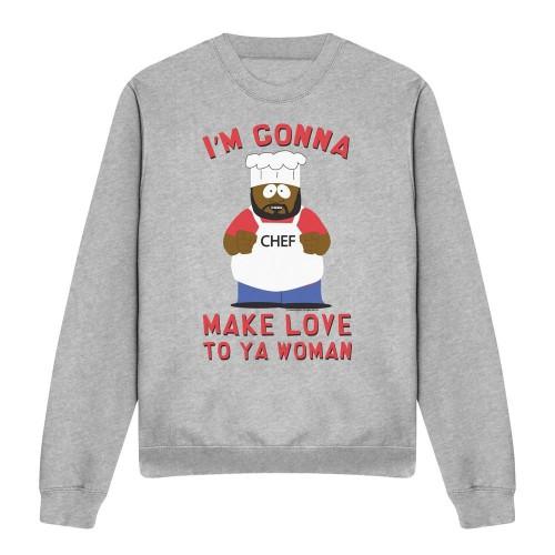 South Park Unisex Adult Make Love Sweatshirt