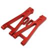 2pcs RC Suspension Arm Aluminum Alloy DIY Upgrade Front and Rear Lower Swing Arm for JLB 1 10 TruckRed