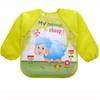 Baby Feeding Feeding Apron Thin Style Long Sleeve Baby Reverse Dressing Drawing Clothes Waterproof Bib