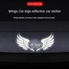 Автомобильная наклейка, крылья автомобиля, логотип автомобиля, светоотражающая наклейка на автомобиль, заднее лобовое стекло, задняя крышка, наклейка с царапинами, автозапчасти
