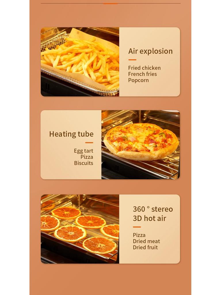 Мультифункциональная аэрофритюрница с сенсорным управлением - Большая вместимость