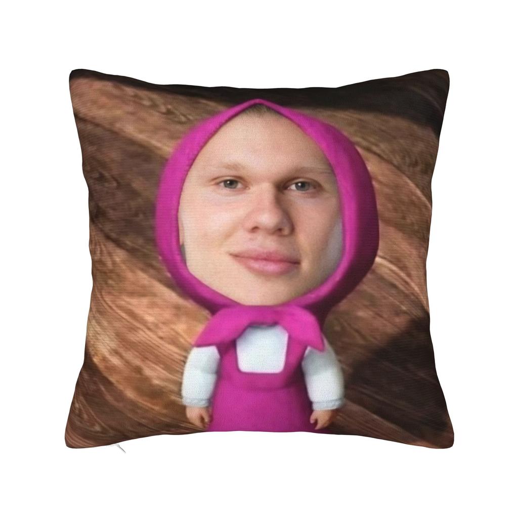 Decorative Pillowcases Haalands Merch Home Football Throw Pillow Case Cover Drop Shipping MultiSize