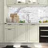 10 шт., наклейка на белую мраморную плитку, кухонный фартук, маслостойкий шкаф, умывальник, водостойкие художественные наклейки на стены