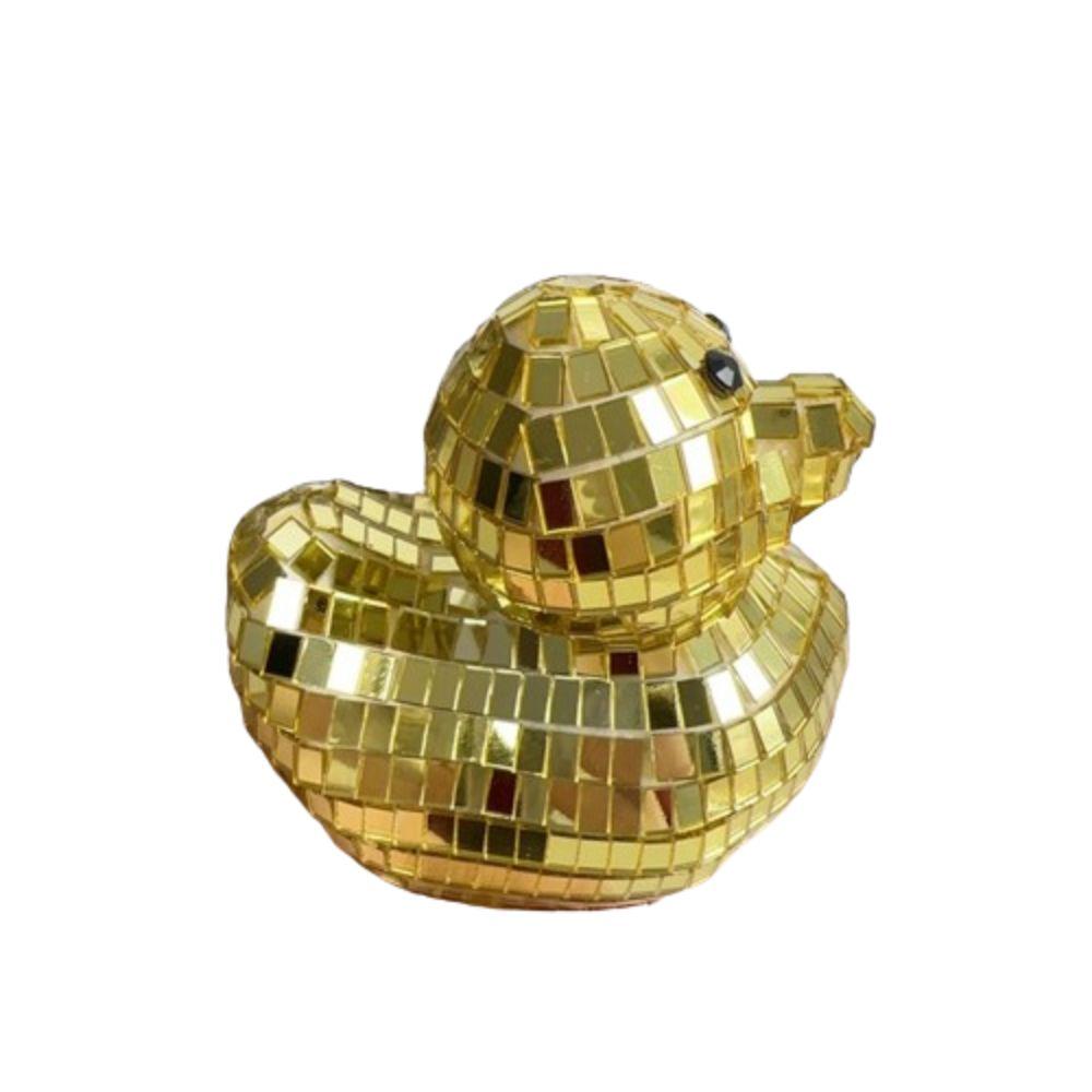 Duck Shape Cute Duck Disco Ball Reflective Christmas Decoration Duck  Home Decor