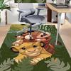 Jungle Adventure Friends Carpet For Playroom Bedroom Living Room Sofa Home Decorkids Game Area Rug Nonslip Floor Mat