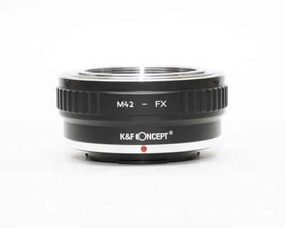 Адаптер CONCEPT M42 для крепления Fuji X FX с салфеткой для чистки объектива K&F m42-fx (КФФХ)