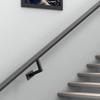 For Commercial Buildings Hand Rail Support Black Handrail Bracket Home Decoration 2.6 Inches In Height Easy Installation