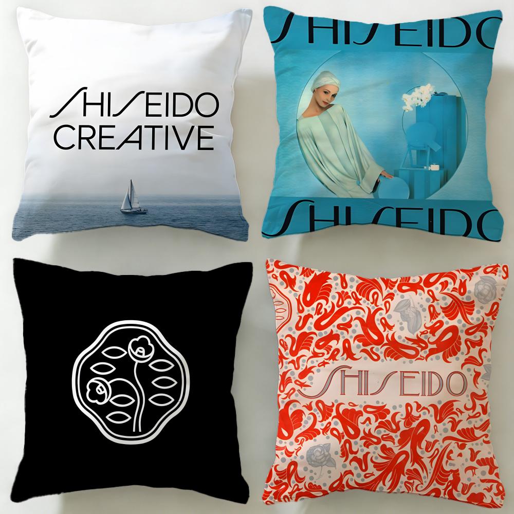 Классический бренд уходовой косметики Shiseido Чехол-наволочка для подушки Cushion Cover Soft & Easy-Wash – Универсальный для дивана, кровати, путешествий и офиса