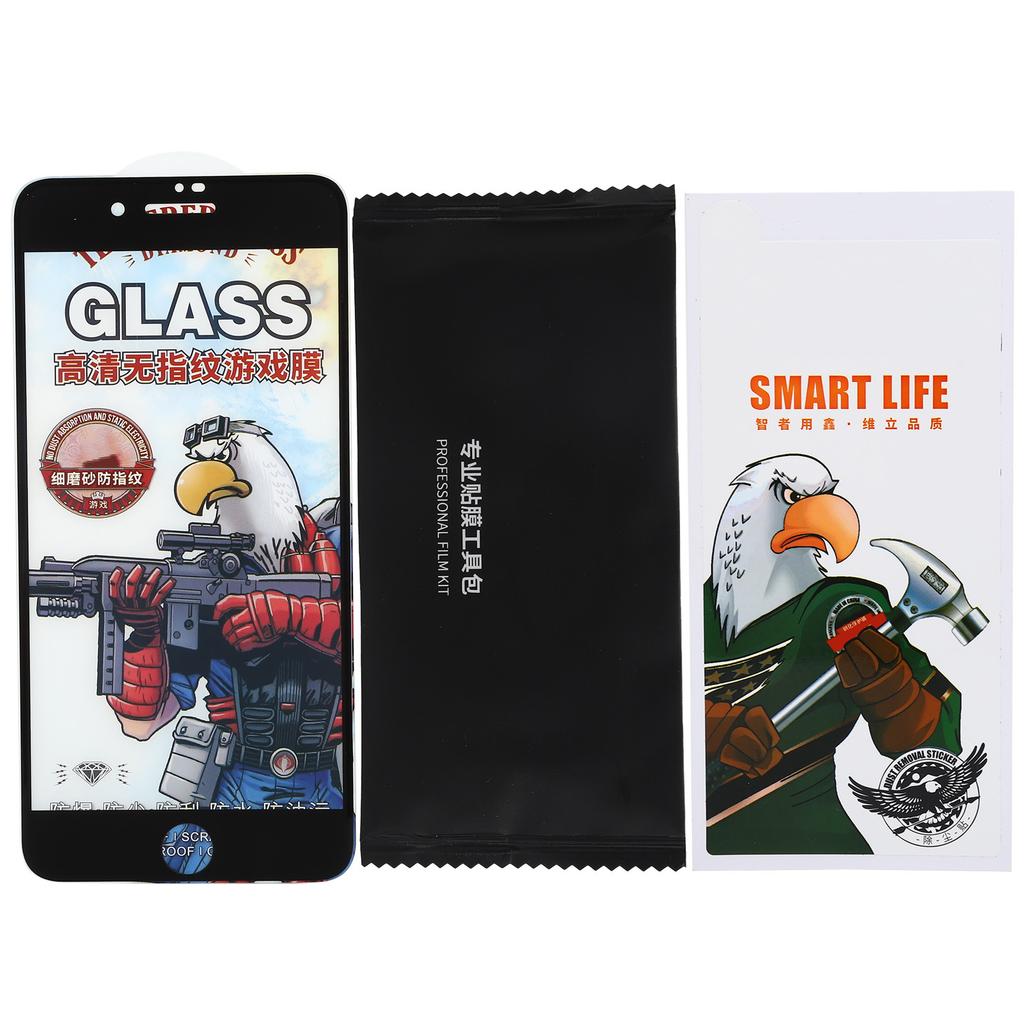High Definition Tempered Glass AntiFingerprint Screen Protector Film for IPhone 7p 8p