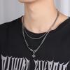 Unisex Copper Alloy Necklace Electroplated Durable Non-Fading Jewelry Sweater Chain Personalized Fashion Accessory