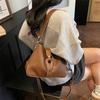 Модная однотонная сумка-ведро из ПУ с узором личи Женские сумки через плечо Горячая распродажа Мягкая кожа Простая универсальная повседневная сумка-кроссбоди