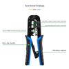 RJ45 Crimping Tool RJ45 Network Cutting Tools 6P 8P RJ45 Crimper Cutter Stripper Plier for Network Cable Crimp Crimper