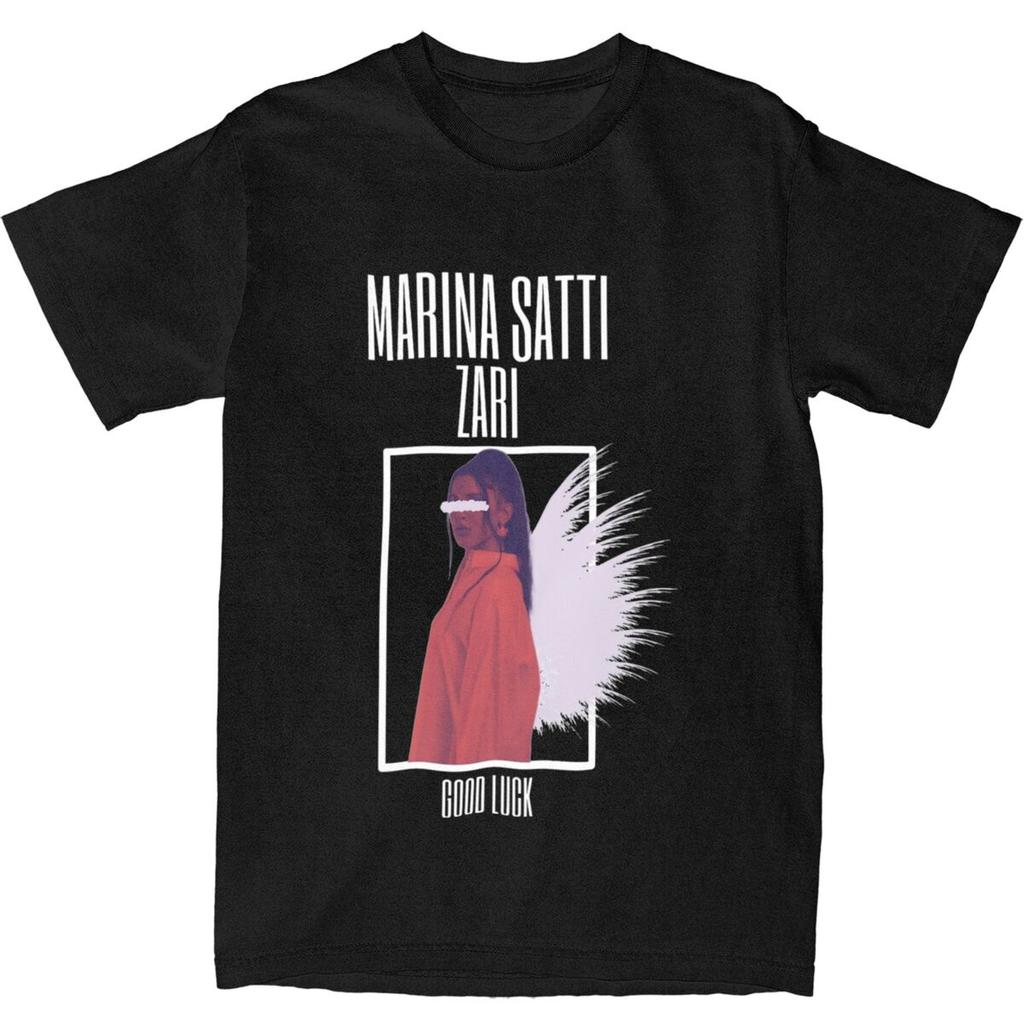 Summer Men Women's Greece Marina Satti Zari T Shirts Accessories Eurovision Song Contest Cotton T-shirt Clothes