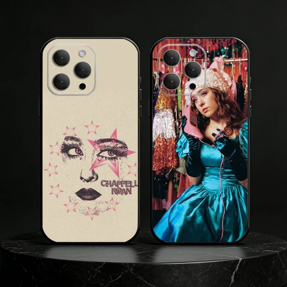 C-Chappell Roan Phone Case Silicone black Soft For IPhone 17,16,15,14,13,12,11,SE,Plus Pro Max