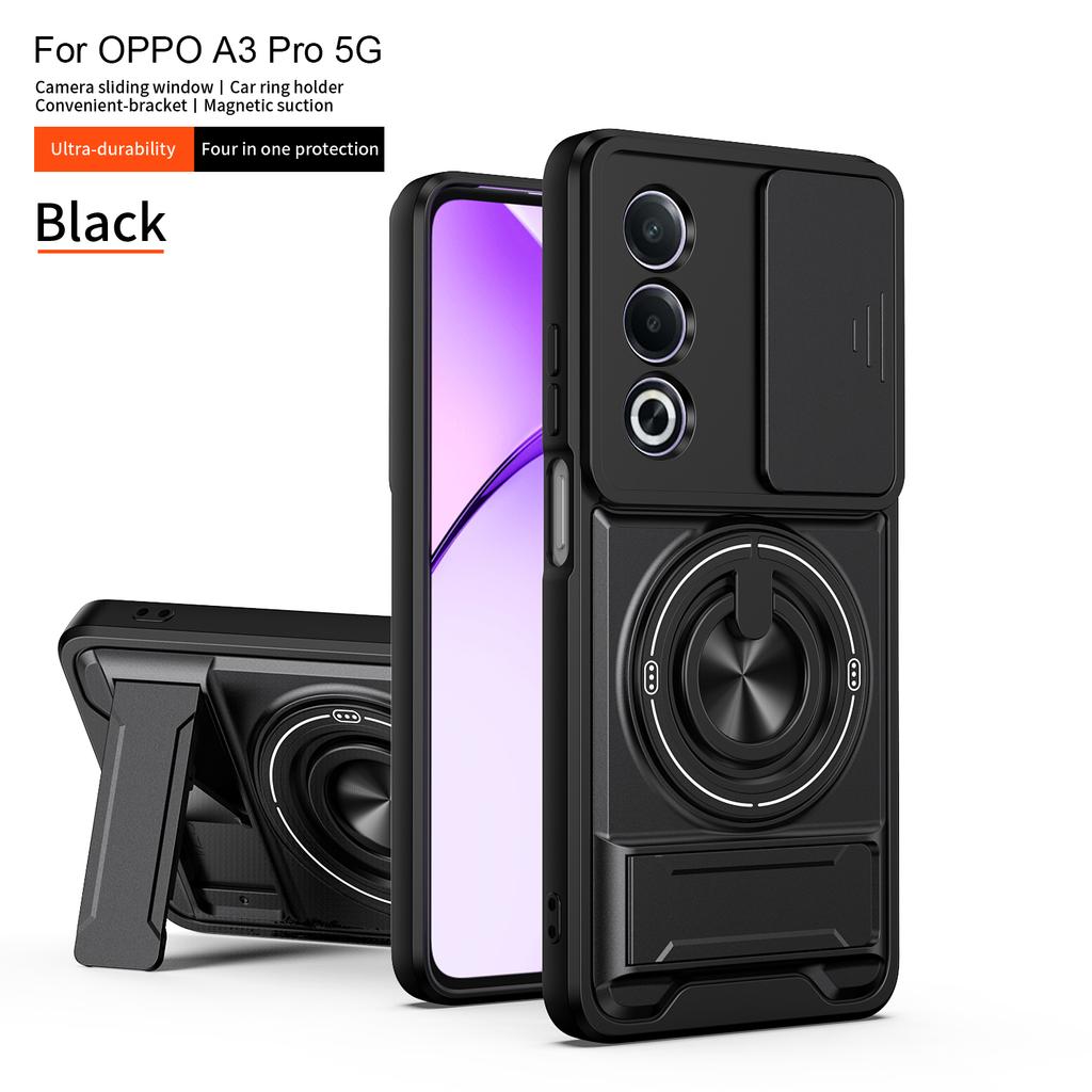 Чехол для Oppo A80 Чехол для Oppo A3 Pro Oppo K12x Чехол для телефона Oppo K12x Магнитный держатель Военная броня Защитная крышка для камеры