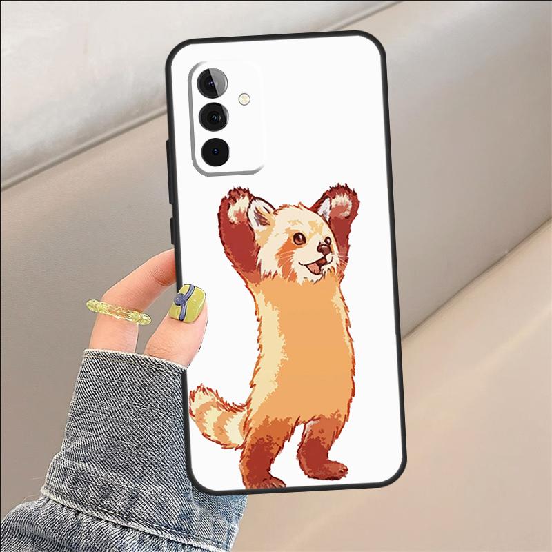 Чехол Красная Панда для Samsung Galaxy A35 A15 A55 A53 A33 A13 A36 A56 A26 A16 A22 A32 A52 A54 A34 A05 A06